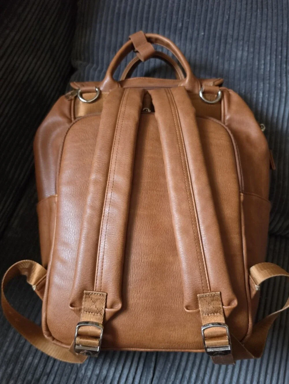 Citi Collective Citi Explorer Diaper Bag Backpack Vintage Tan - Excellent Cond